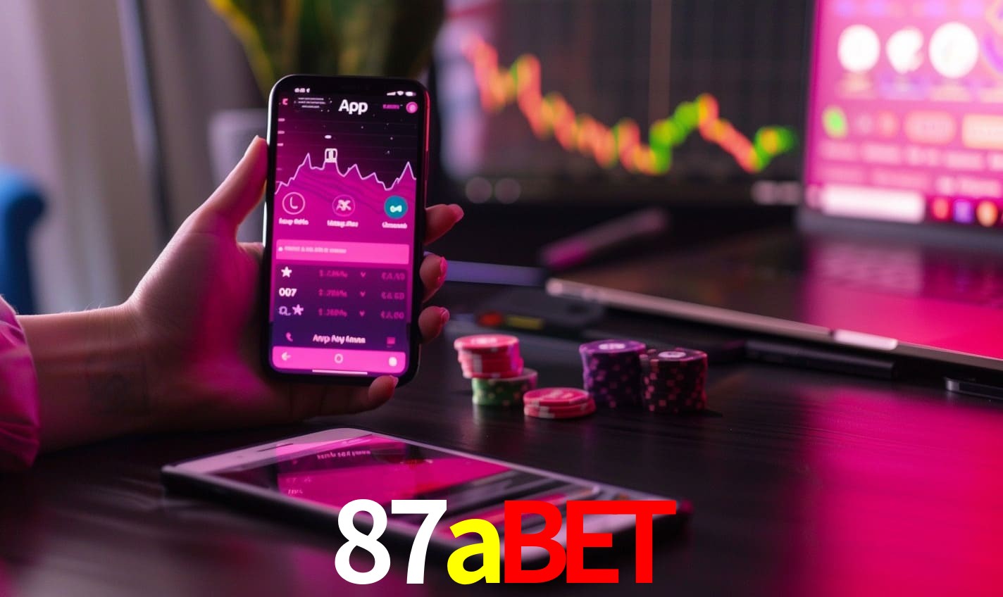 Comparação APP mobile vs versão web da 87abet